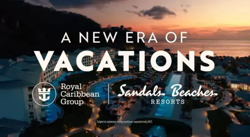 Royal Caribbean Group and Sandals Beaches Resorts announcement: A new era of vacations